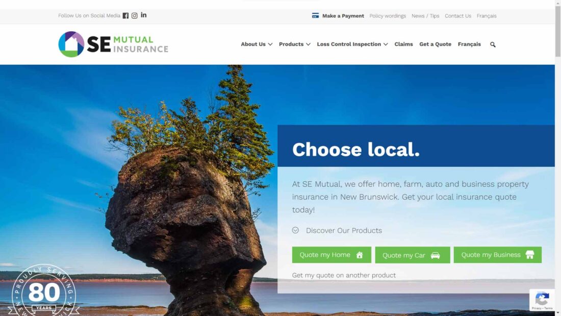 SE Mutual website